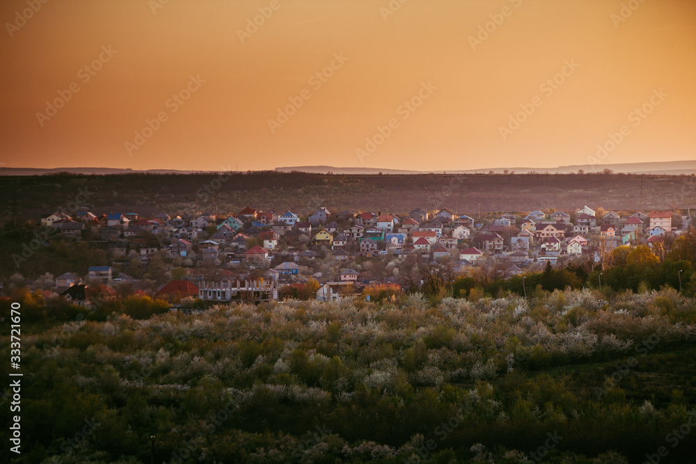 Sunset landscape Sunset landscape
