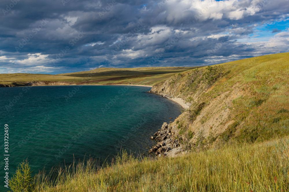 Beautiful landscape of Olkhon island, Baikal, Russia