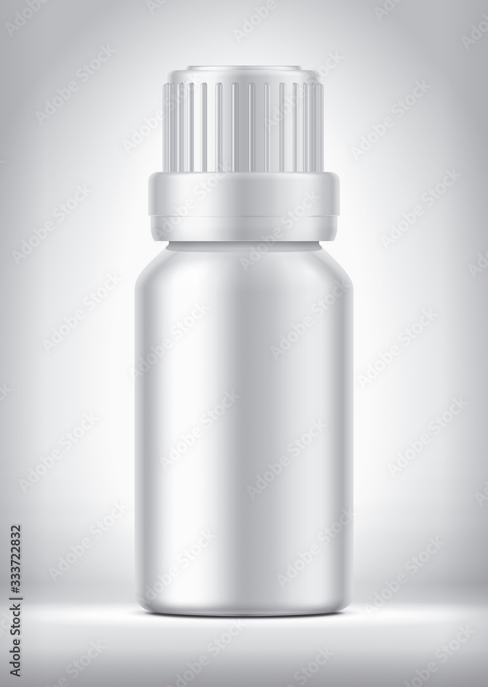 Bottle on background. Matt surface version. Bottle on background. Matt surface version.