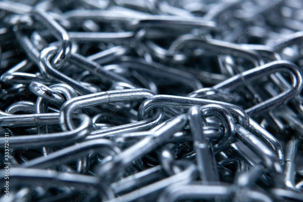 steel chain close up security service concept steel chain close up security service concept