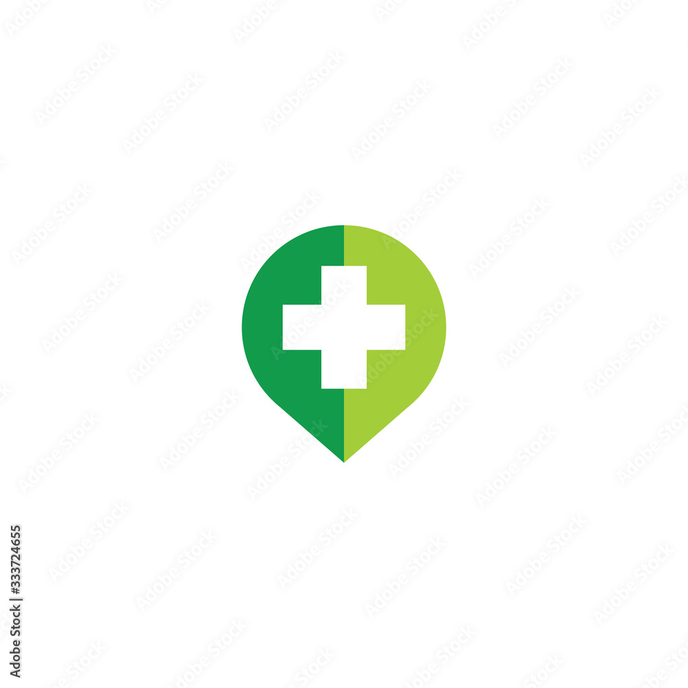 Fototapeta premium Health Medical Logo template vector illustration design