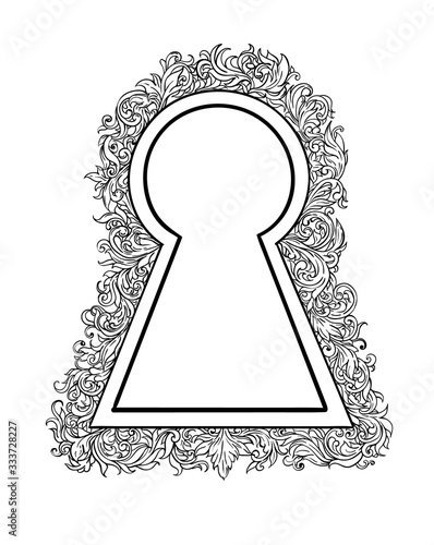 Keyhole in patterns