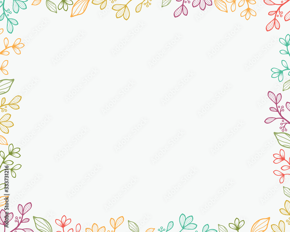 background with floral vector design