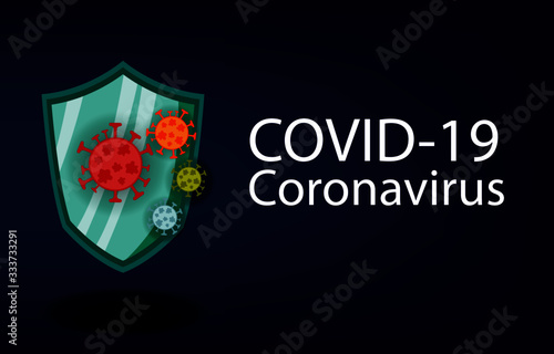 Virus protection vector with shield