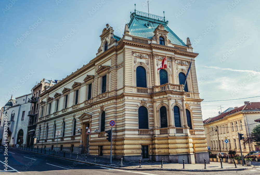 Building of Austrian Embassy on Pariska Street, Serbia