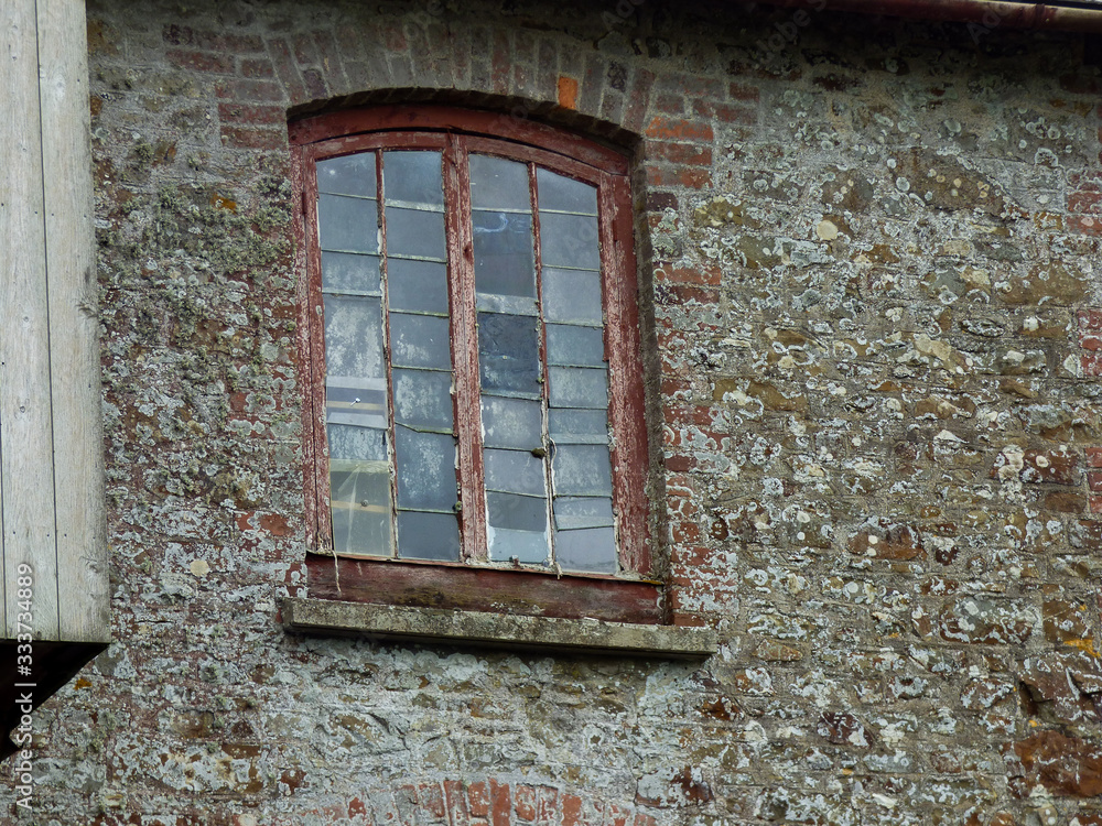 old rustic windows