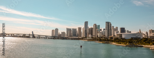Skyline von Miami  Florida