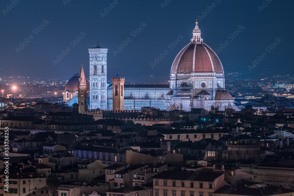 Santa Maria del Fiore, Duomo di Firenze da piazzale Michelangelo