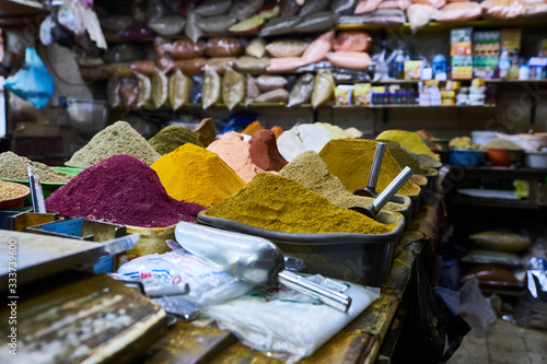 Spices market in Aqaba, Jordan