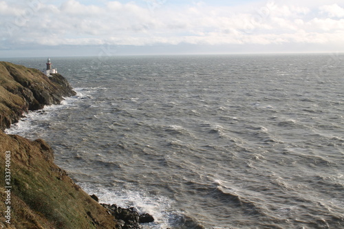 Wild bay at the coast of Ireland