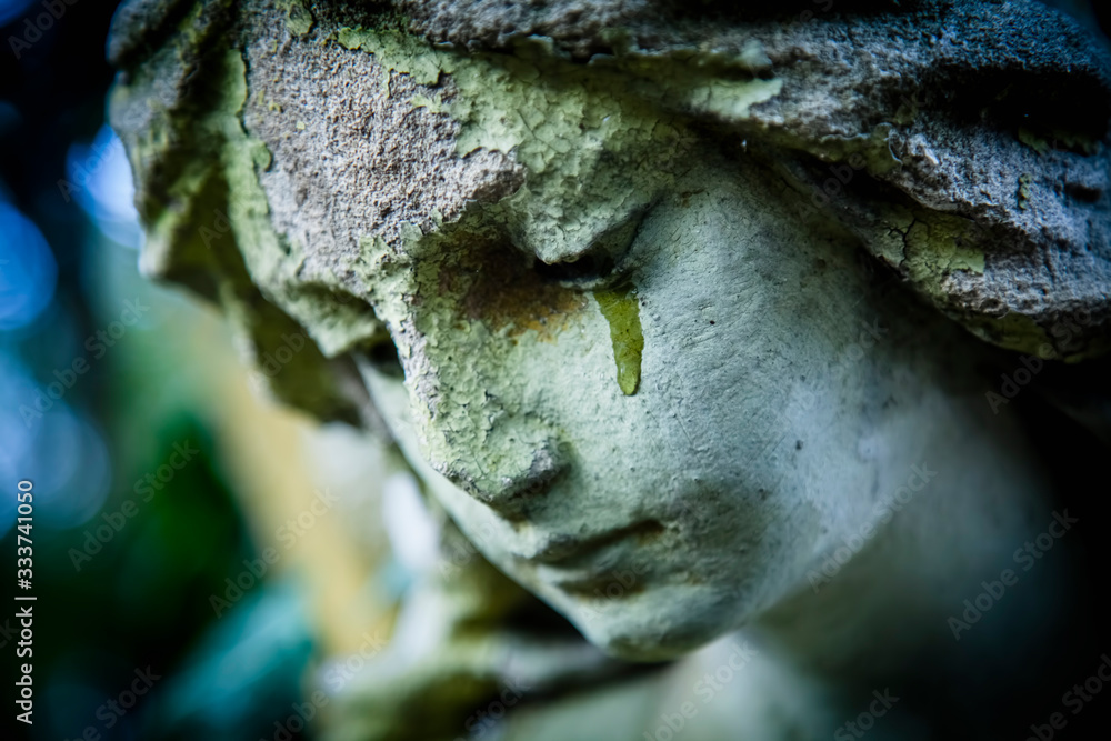 Statue Faces On Tears