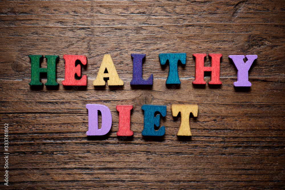 Naklejka premium Healthy diet concept