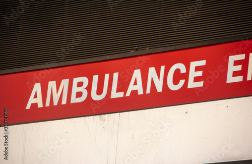 Ambulance entrance
