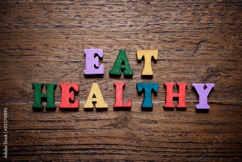Eat healthy concept