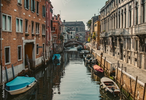water channel in venice, italy © irontrybex