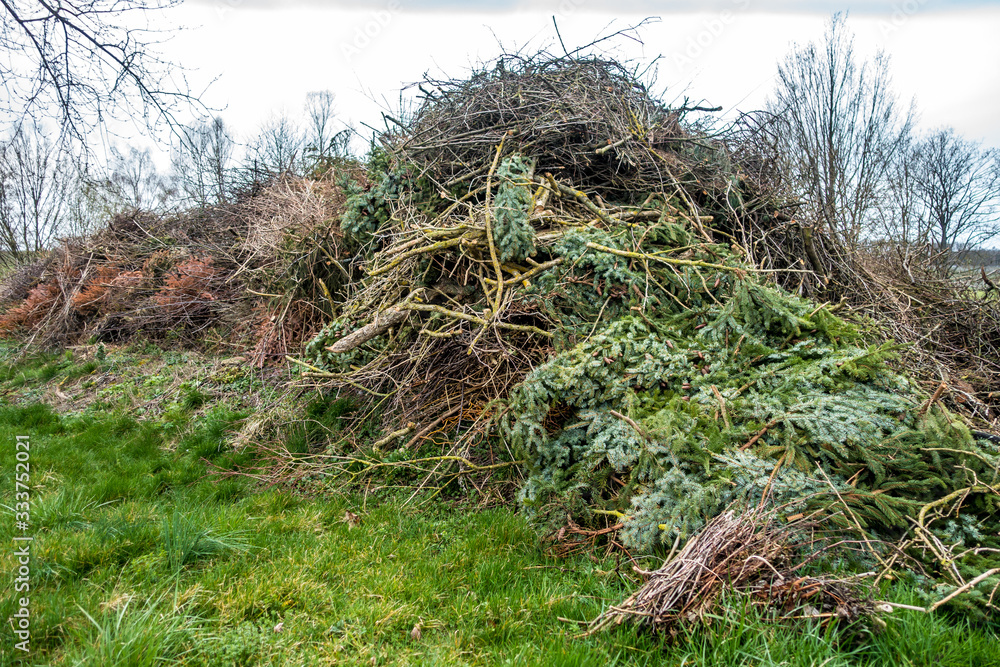 Sammelstelle für Gartenabfälle Sammelstelle für Gartenabfälle
