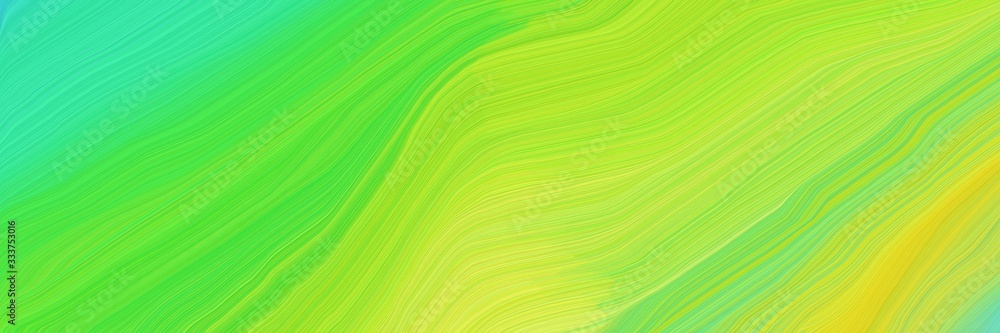 smooth futuristic banner background with green yellow, medium sea green and moderate green color. modern waves background illustration smooth futuristic banner background with green yellow, medium sea green and moderate green color. modern waves background illustration
