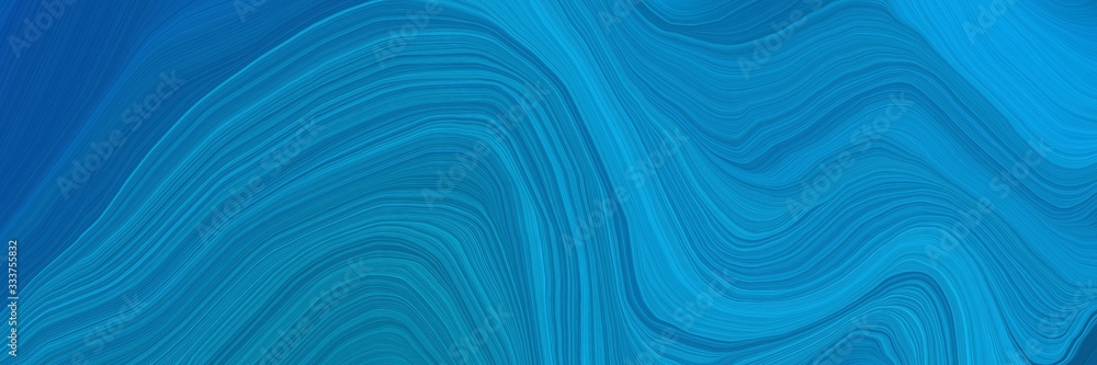 elegant beautiful futuristic banner with strong blue, dodger blue and deep sky blue color. modern soft swirl waves background illustration elegant beautiful futuristic banner with strong blue, dodger blue and deep sky blue color. modern soft swirl waves background illustration