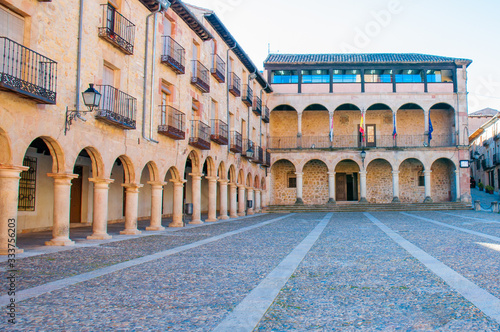 landscapes of old villages in the interior of the iberian peninsula