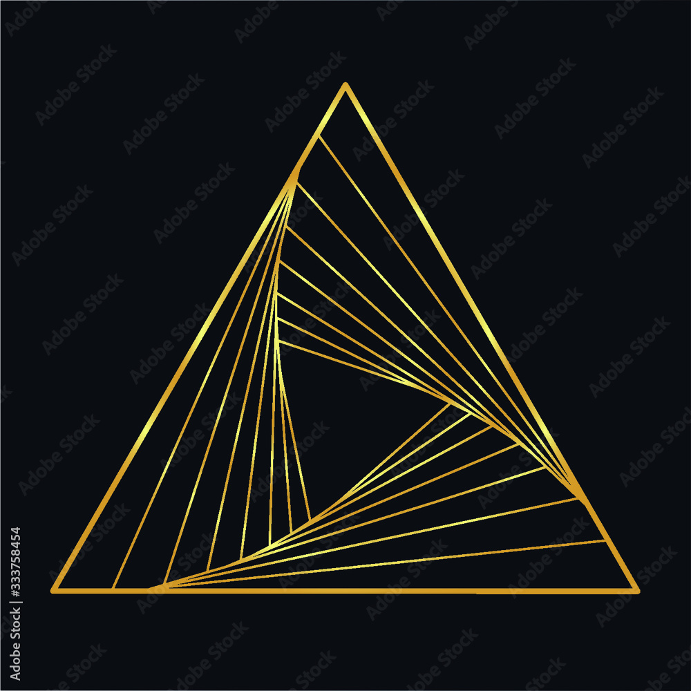 Neon Vector Sketch Tattoo Fire Triangle Stock Vector Royalty Free  555868270  Shutterstock