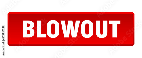 blowout button. blowout square red push button