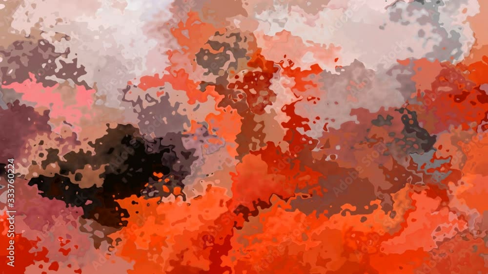 abstract animated twinkling stained background full HD seamless loop video - watercolor splotch liquid effect - color flamingo red orange pink mauve black abstract animated twinkling stained background full HD seamless loop video - watercolor splotch liquid effect - color flamingo red orange pink mauve black