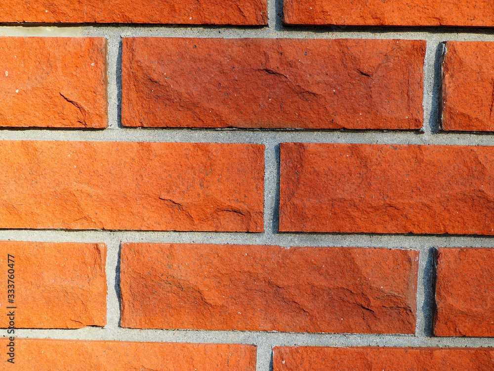 Obraz premium Red brick wall background