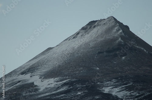 Mountain in the Chilean Patagonia of the Ultima Esperanza Province. photo