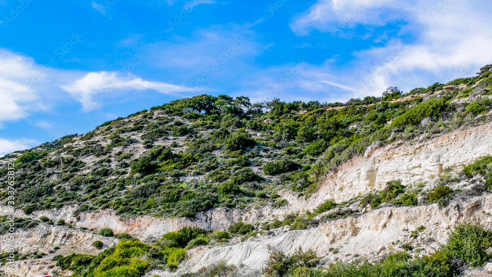 White rocks at Mediterrian Sea