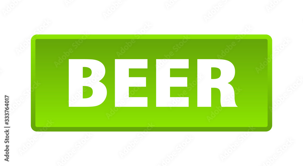 beer button. beer square green push button beer button. beer square green push button