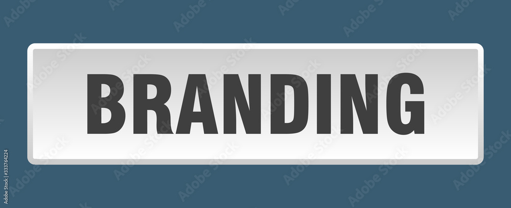 branding button. branding square white push button branding button. branding square white push button