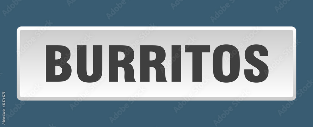 burritos button. burritos square white push button burritos button. burritos square white push button