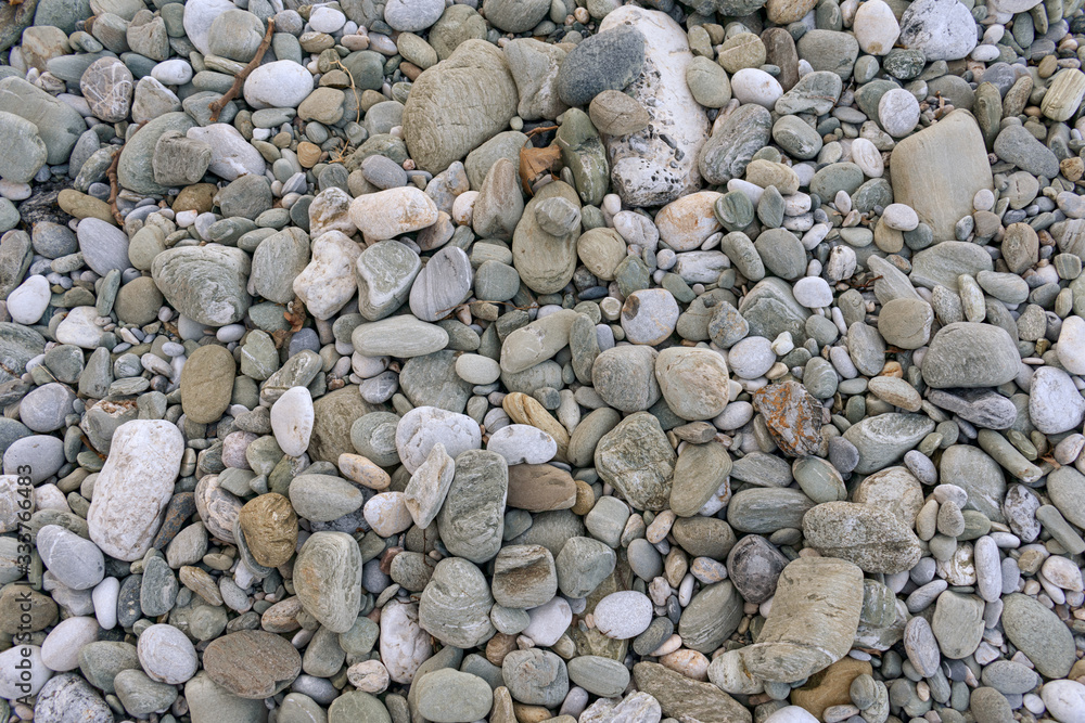 White and gray pebbles for background use White and gray pebbles for background use