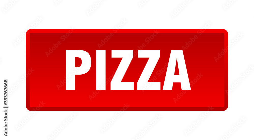 pizza button. pizza square red push button pizza button. pizza square red push button