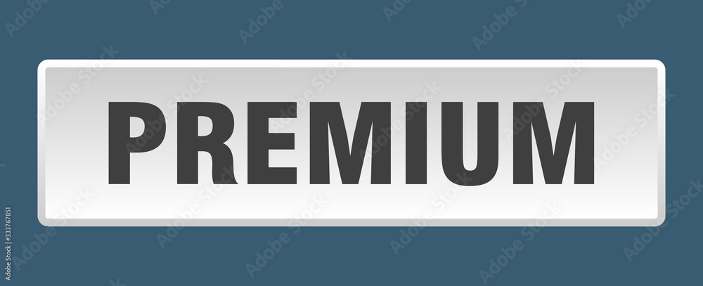 premium button. premium square white push button premium button. premium square white push button