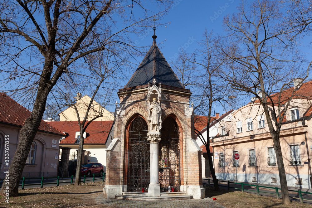 Obraz premium Chapel of Holy Cross, Zagreb, Croatia
