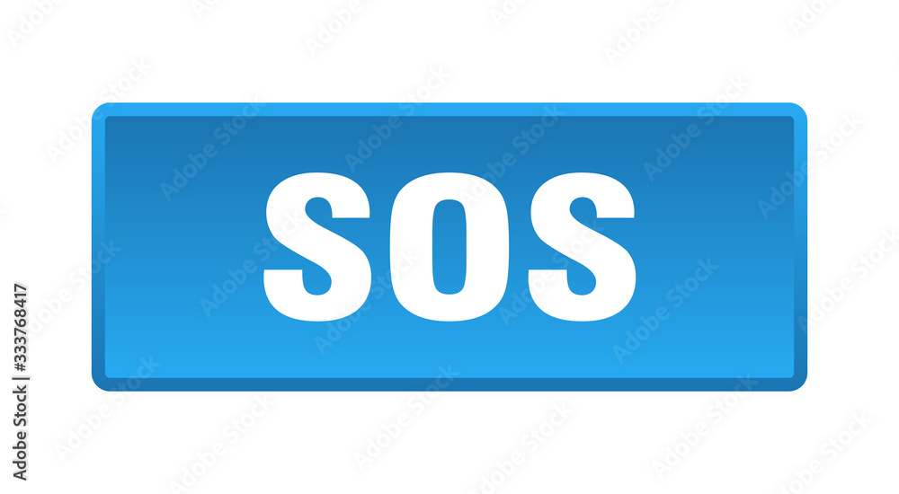 sos button. sos square blue push button sos button. sos square blue push button
