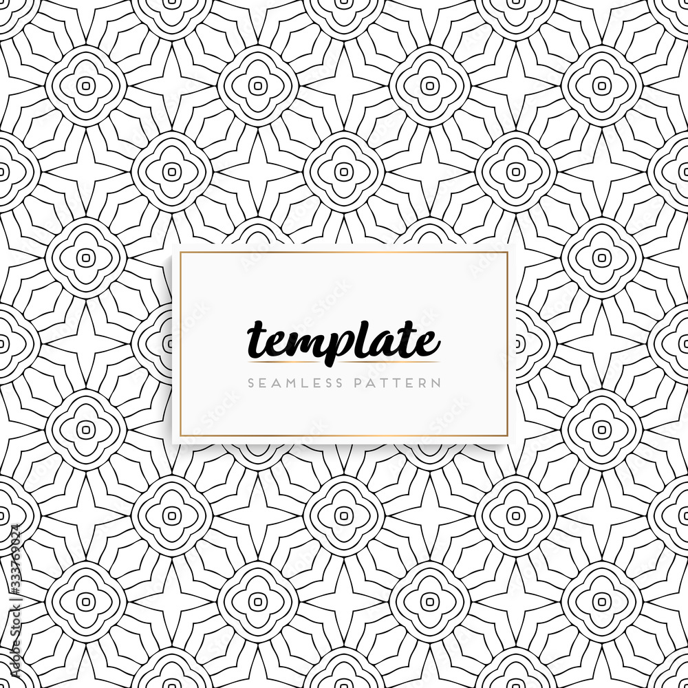 Background mandala seamless pattern vector Background mandala seamless pattern vector