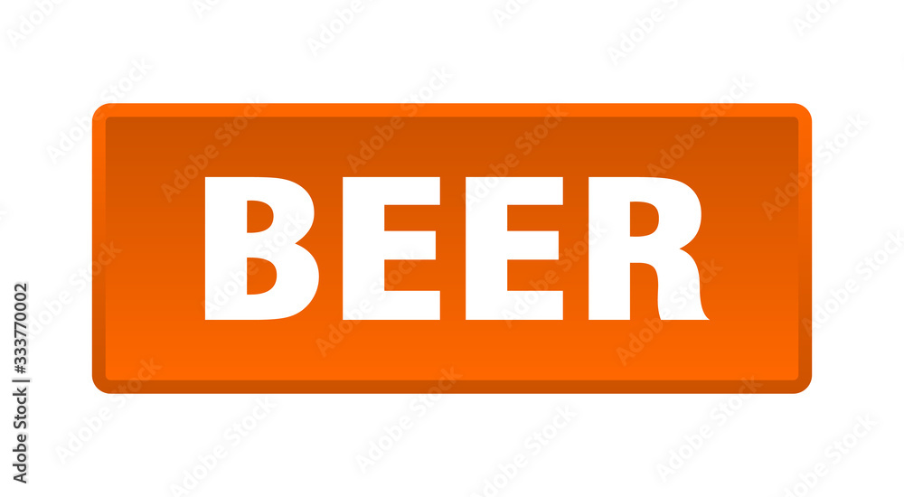 beer button. beer square orange push button beer button. beer square orange push button