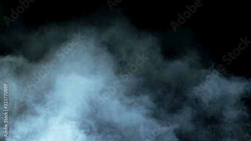 Smoke on black background realistic fog photo for different projects! Very beautiful backdrop wallpaper texture banner background still.