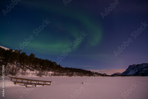 Polarlicht, Mattisvannet, Alta, Norwegen photo