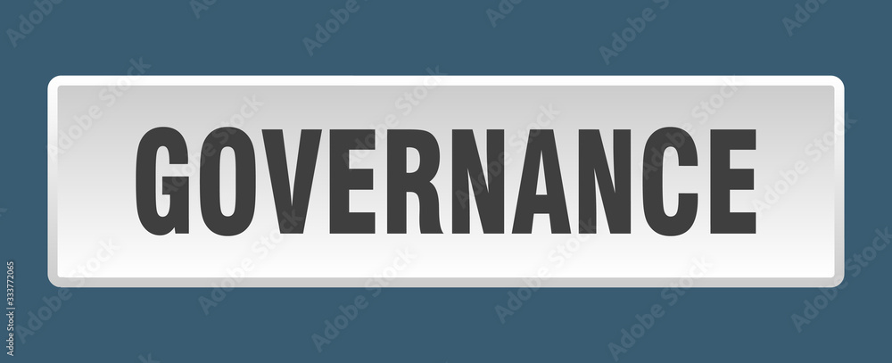 governance button. governance square white push button governance button. governance square white push button