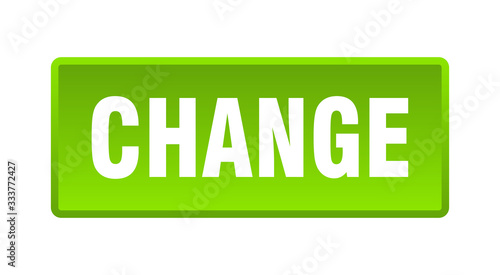 change button. change square green push button