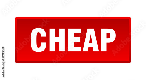 cheap button. cheap square red push button