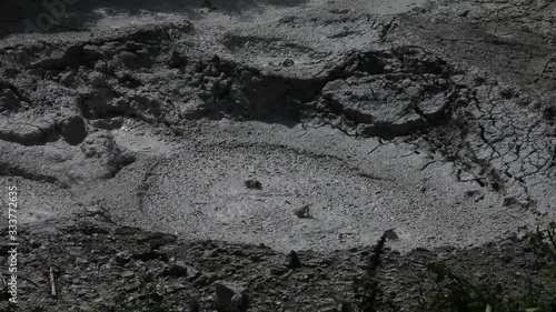 Geothermal activity fumaroles in Rincon de la Vieja National Park Costa Rica