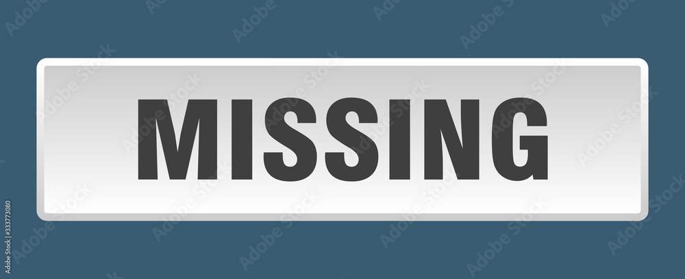 missing button. missing square white push button missing button. missing square white push button