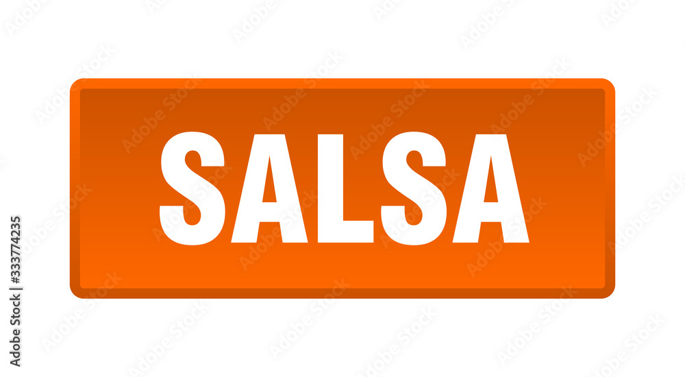 salsa button. salsa square orange push button salsa button. salsa square orange push button