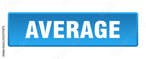 average button. average square blue push button