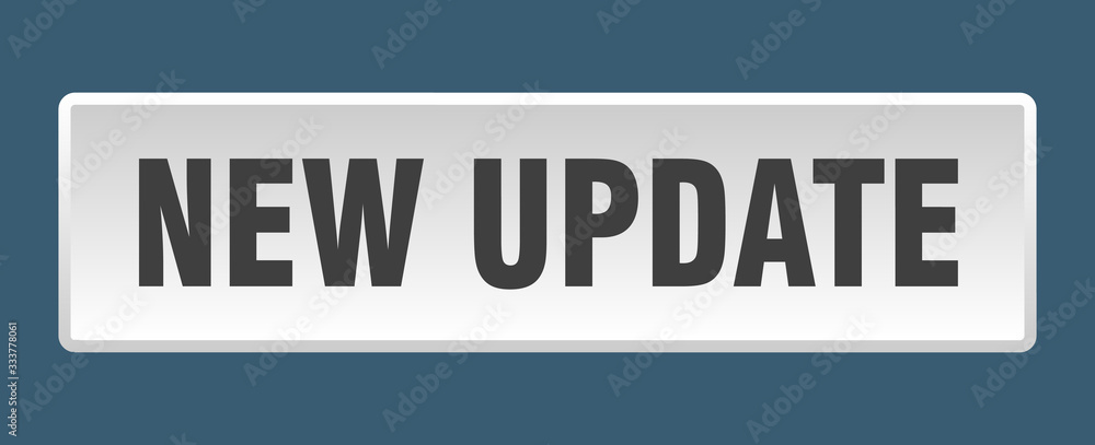 new update button. new update square white push button new update button. new update square white push button