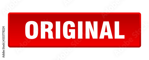 original button. original square red push button